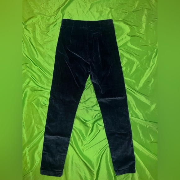 Prairie Underground Navy Blue Corduroy Velvet Leggings size Small - Picture 2 of 7